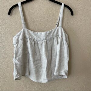 Abercrombie & Fitch linen Crop top